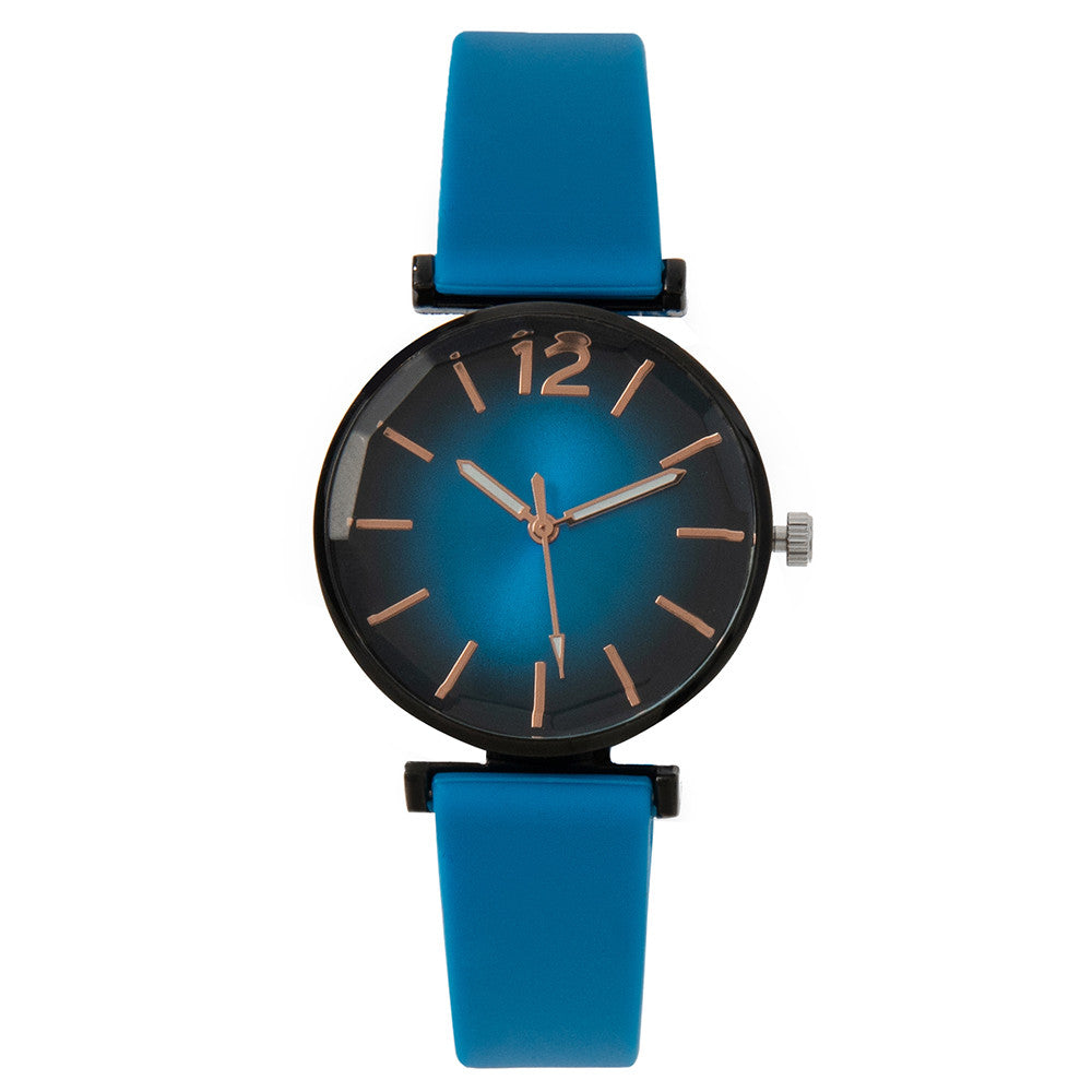 Women's Fashion Gradient Silicone Casual Watch - Amazhona 