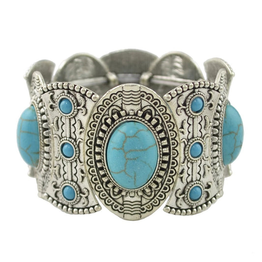 European And American Fashion Turquoise Bracelet - Amazhona 