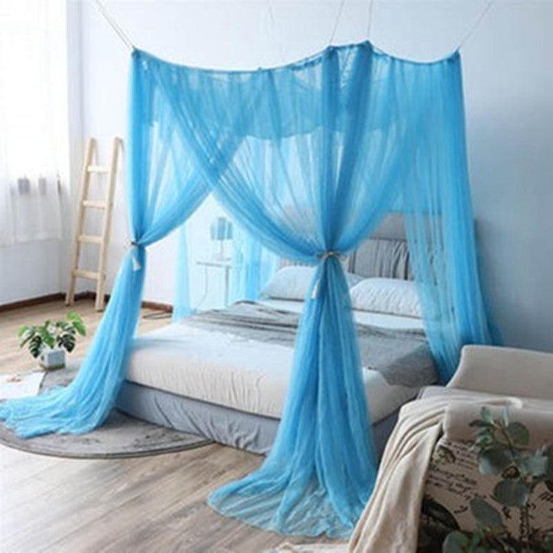 Household Mosquito Net Single Double Bed Free Installation Encryption Net Universal Simple Dormitory Bed Up And Down Dark Green Mosquito Net - Amazhona 