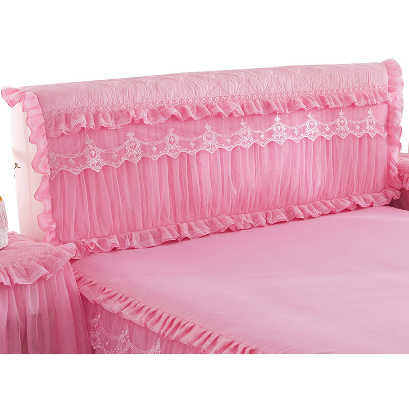 Korean Version Of The Princess Quilted Thickened Elastic All-inclusive Bed Cover Bed Head - Amazhona 