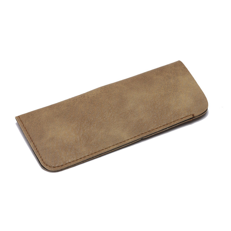 Soft Reading Glasses Bag Waterproof Leather Case - Amazhona 