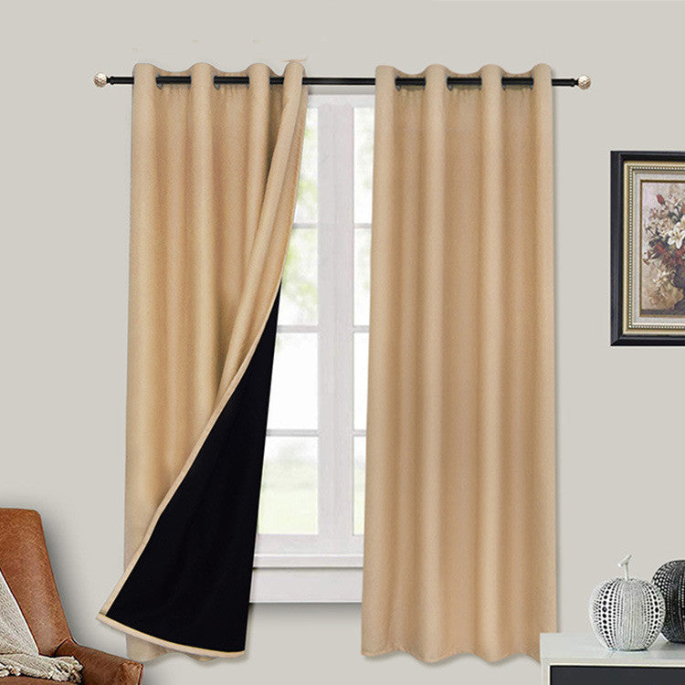 Full Blackout Hot Sale Curtain With Black Lining On The Back - Amazhona 