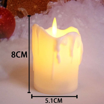 1 Pcs LED Flameless Candle Lights Tea Candles Velas Battery Powered Home Decor Wedding Christmas Navidad Natal Decoration - Amazhona 