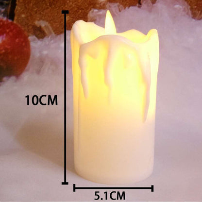 1 Pcs LED Flameless Candle Lights Tea Candles Velas Battery Powered Home Decor Wedding Christmas Navidad Natal Decoration - Amazhona 