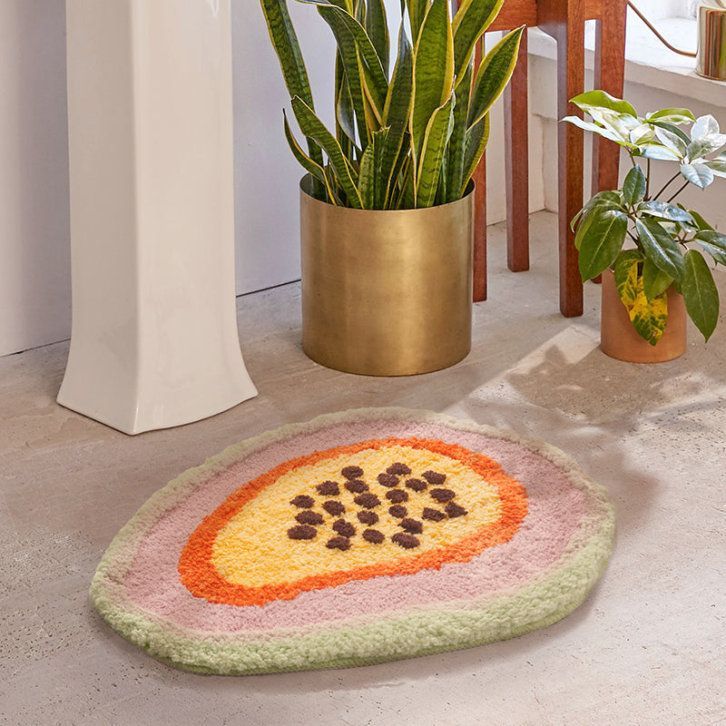 Papaya bathroom mat - Amazhona 