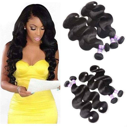 100g human hair weaves body wave hair weft - Amazhona 