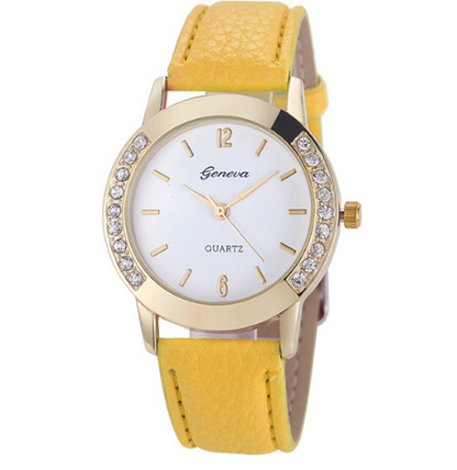 marque montres pour femmes femmes montres Femmes En Cuir Quartz Montre Montres montre femme Ventes Chaudes - Amazhona 