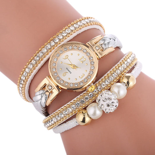 Diamond Women's Alloy Watch - Amazhona 