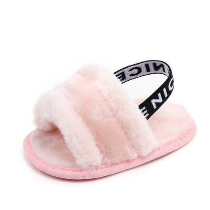 Hairy sandals Baby shoes - Amazhona 