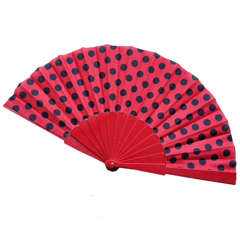 Polka dot fan - Amazhona 