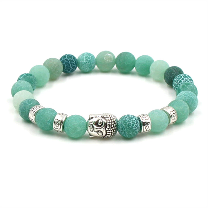 Buddha head elastic bracelet - Amazhona 