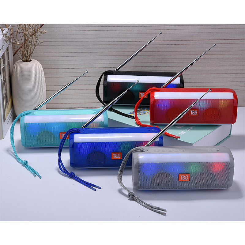 Wireless subwoofer radio with colorful lights - Amazhona 