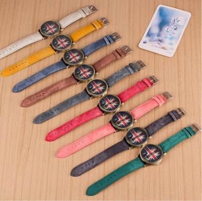 UK Flag Wrist Watch - Amazhona 