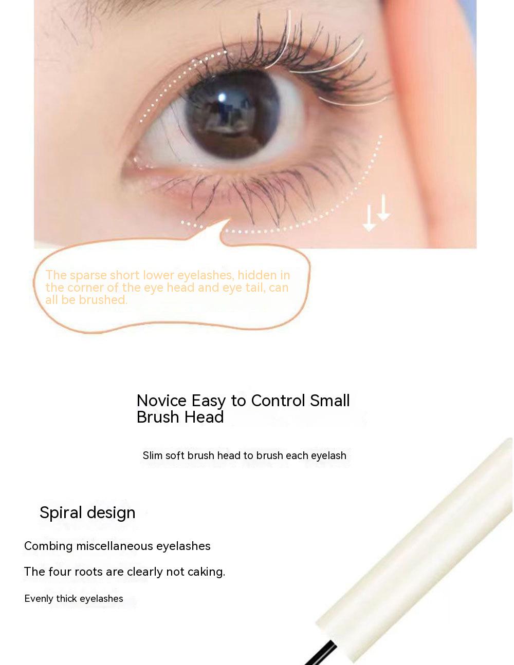 Natural Base Waterproof Thick Not Smudge Mascara - Amazhona 