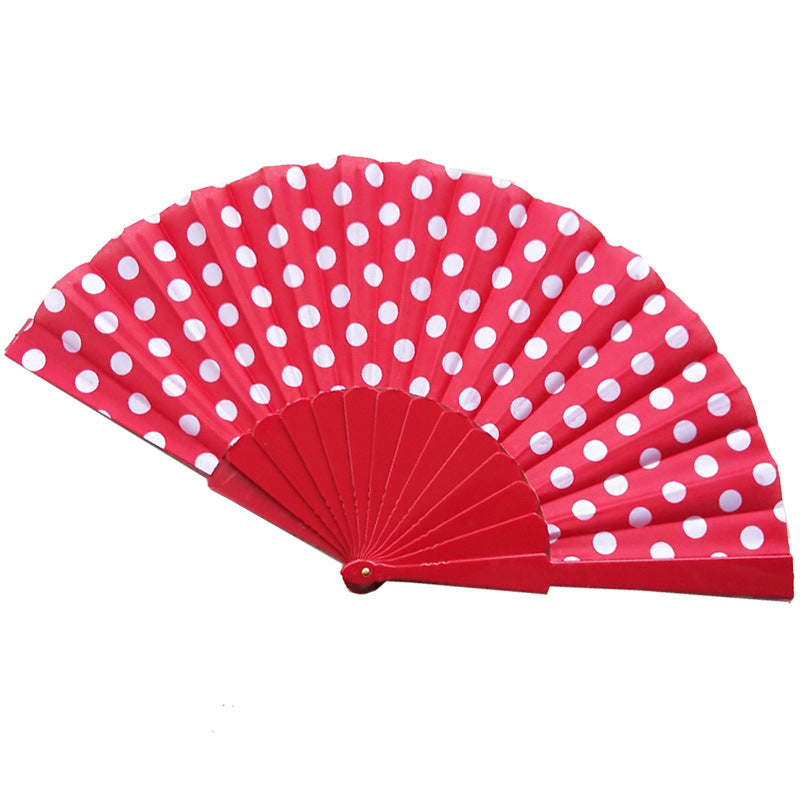 Polka dot fan - Amazhona 