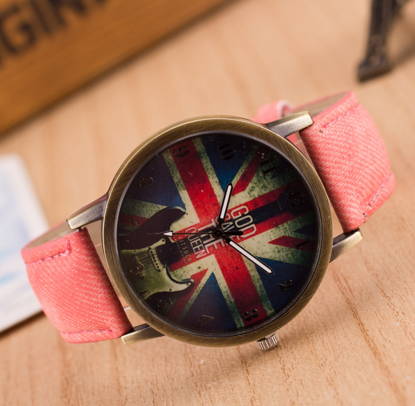 UK Flag Wrist Watch - Amazhona 