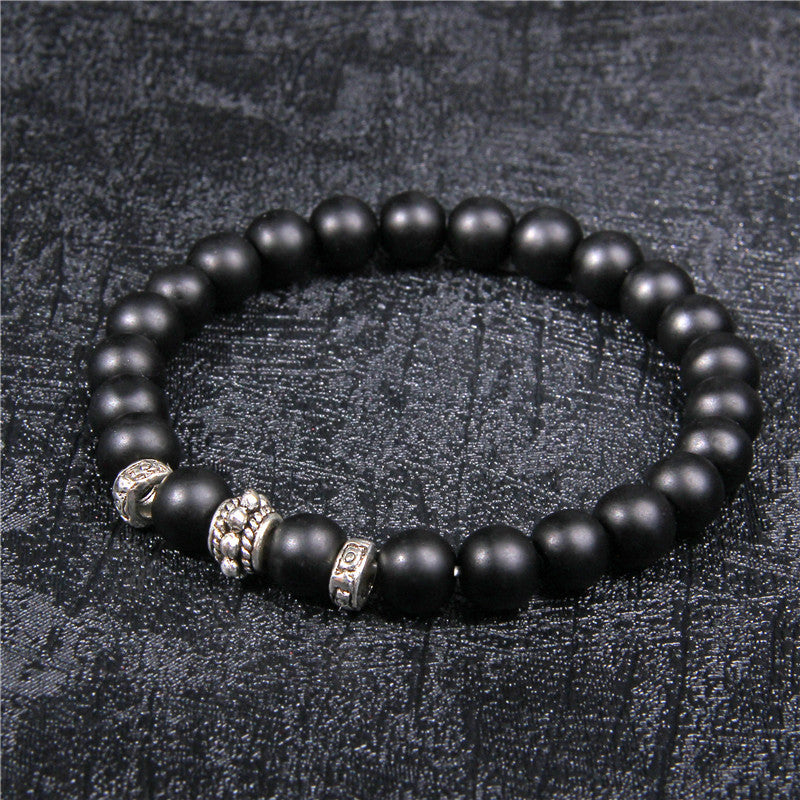 Volcanic Stone Bracelet Yoga Bead Couple Bracelet - Amazhona 