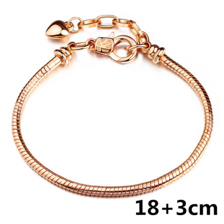 Snake chain pure copper bracelet - Amazhona 