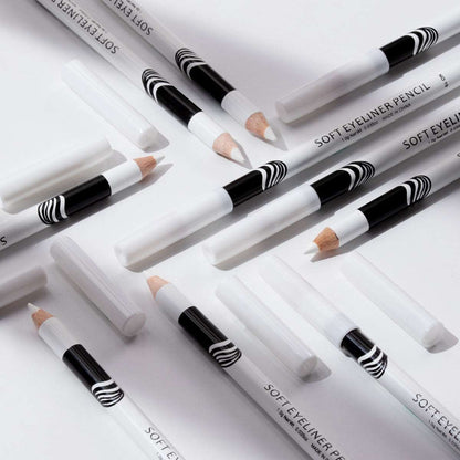 12Pcs Box White Eyeliner Waterproof Eyeliner Pencil Smooth High Gloss Eyeshadow Cosmetics Eye Brightener Makeup Tools - Amazhona 