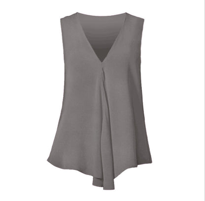 Women's loose sleeveless vest - Amazhona 