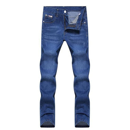 Men's cats must straight jeans jeans tide men's slim men's pants - Amazhona 