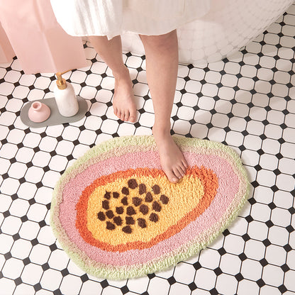 Papaya bathroom mat - Amazhona 