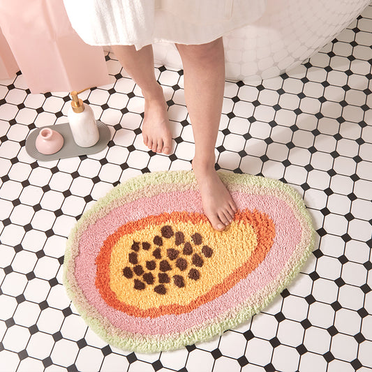 Papaya bathroom mat - Amazhona 