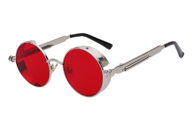 Austin Powers Vintage Round Metal Frame Sunglasses - Amazhona 