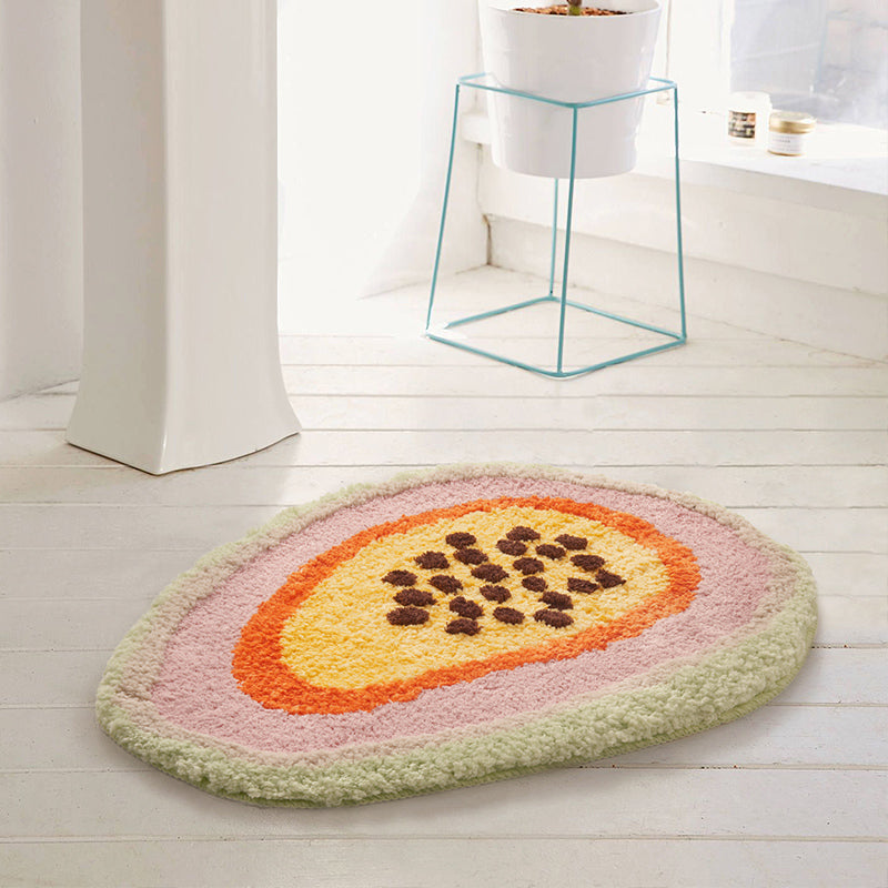 Papaya bathroom mat - Amazhona 