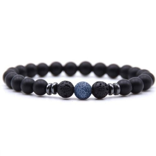 Weathered stone female energy yoga bracelet - Amazhona 