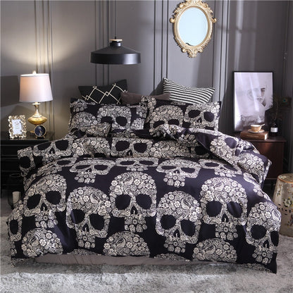 Skull Home Textiles Set Quilt Cover - Amazhona 