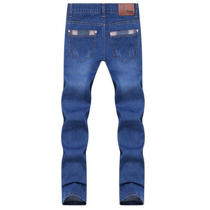 Men's cats must straight jeans jeans tide men's slim men's pants - Amazhona 