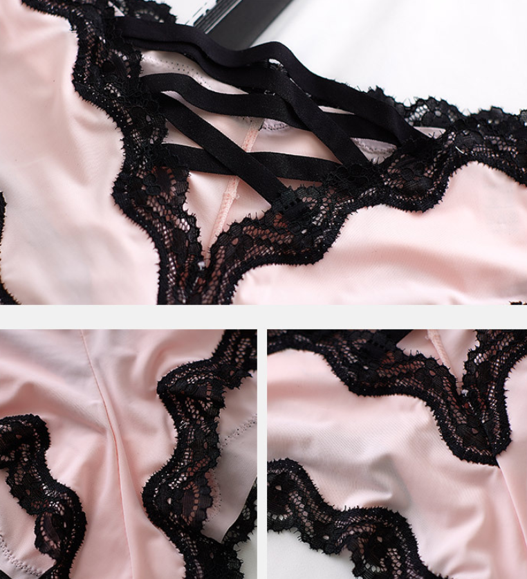 Ice silk lace panties - Amazhona 