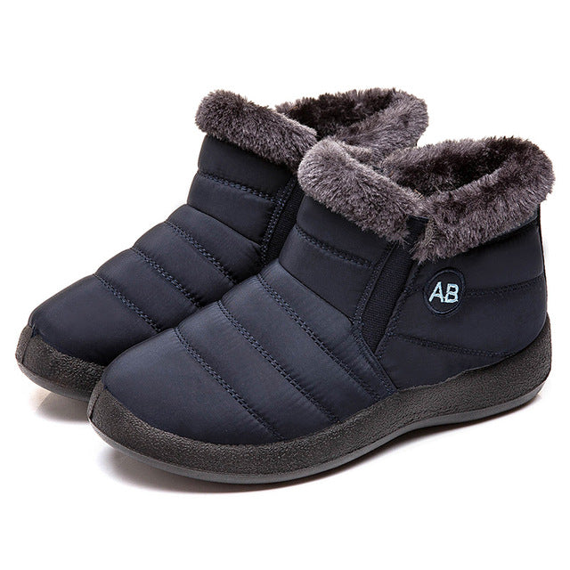 Waterproof boots warm XL snow boots - Amazhona 