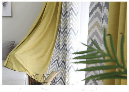 Printed curtain cloth - Amazhona 