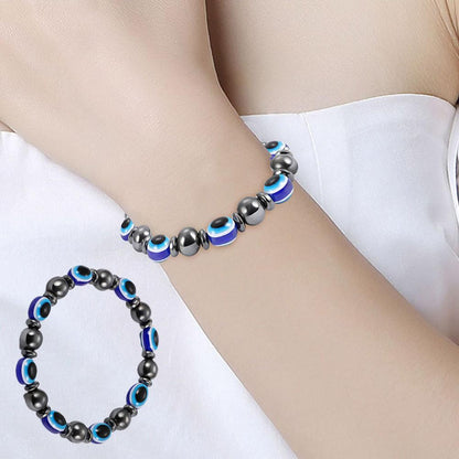 Magnet Hematite Eye Bracelet - Amazhona 