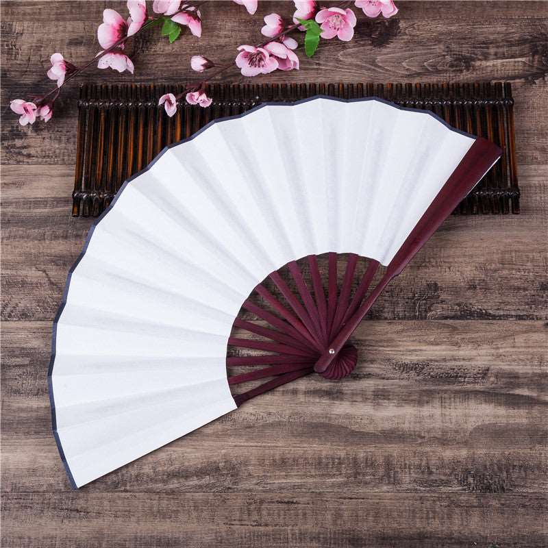 Double-sided silk fan - Amazhona 