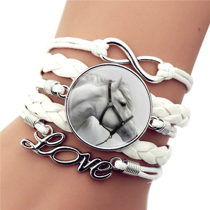 Time Gem Black Horse Bracelet - Amazhona 