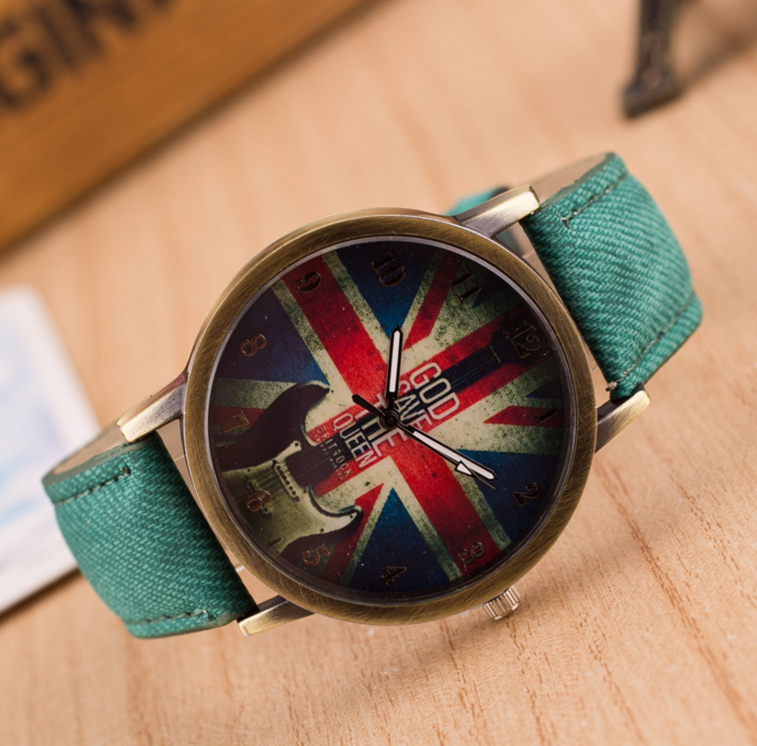 UK Flag Wrist Watch - Amazhona 