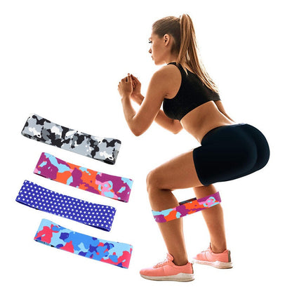 Anti-slip yoga camouflage color resistance band - Amazhona 