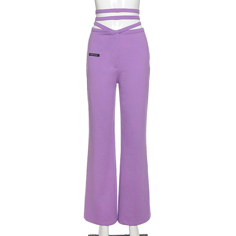 All-match fashion casual straight pants - Amazhona 