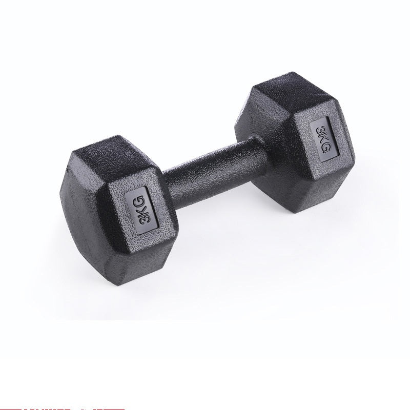 Dumbells Men's Arm Muscle Training Household Rubberized Dumbbells Female Fitness Equipment - Amazhona 