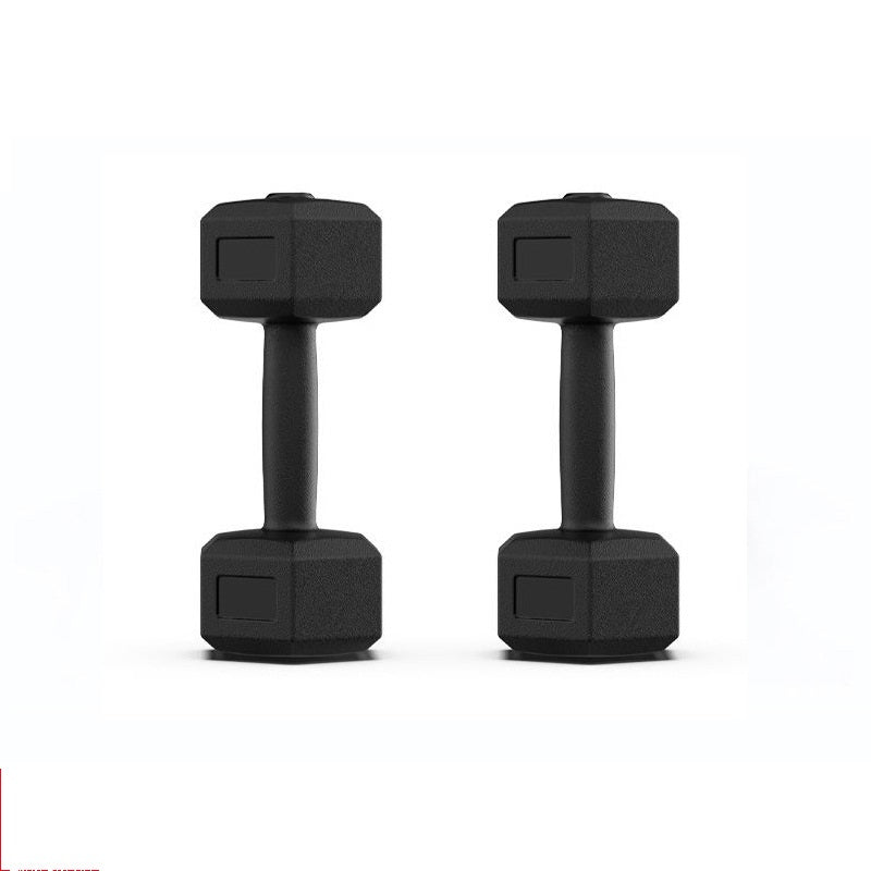 Dumbells Men's Arm Muscle Training Household Rubberized Dumbbells Female Fitness Equipment - Amazhona 