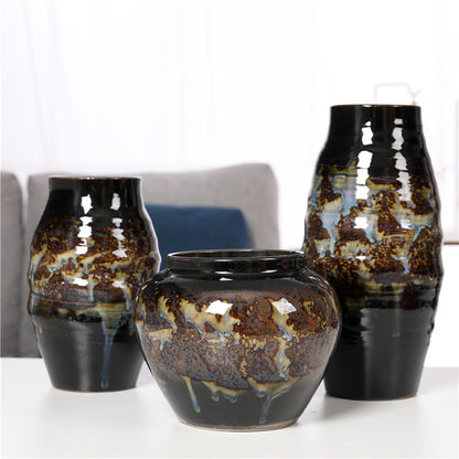 Jingdezhen Ceramic High Temperature Color Glaze Vase - Amazhona 