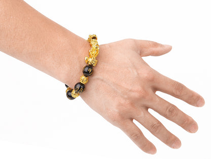 Bracelet Retro Six-Character Mantra Beads Bracelet Bracelet - Amazhona 