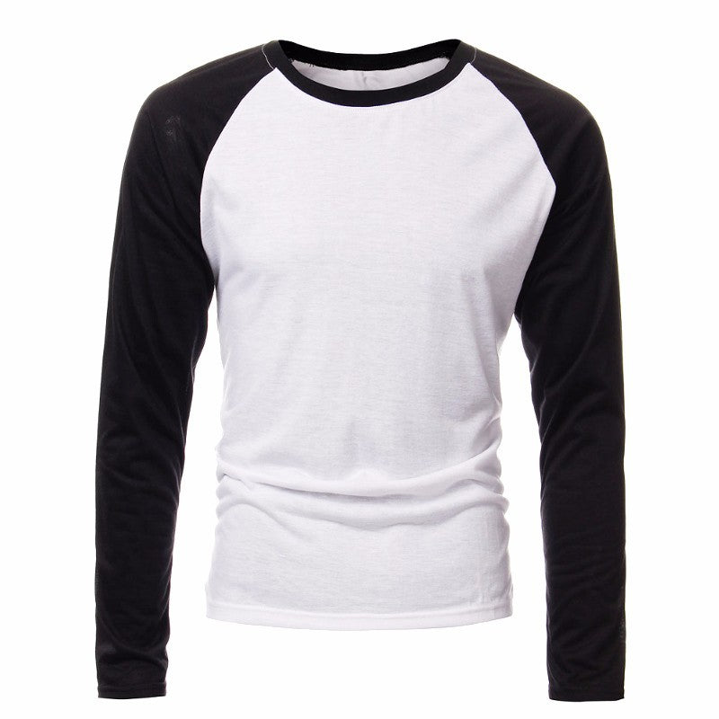 Men's Casual Long Sleeve Round Neck Skin Care T-Shirt - Amazhona 