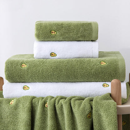 Avocado Cotton Wrapped Chest, Cotton Bath Towel For Adults, Soft And Absorbent