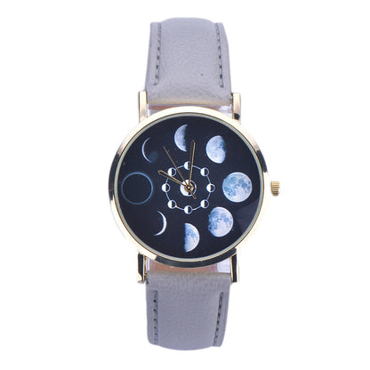 Fashion Ladies Belt moon Quartz Watch - Amazhona 