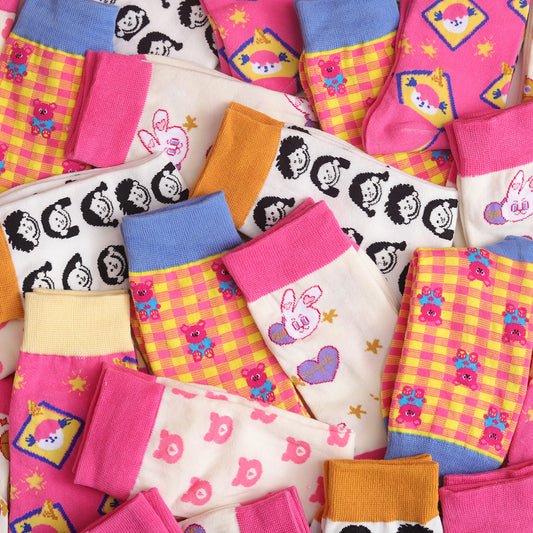 Socks That Can Pilling Japanese Cute Cartoon Socks - Amazhona 