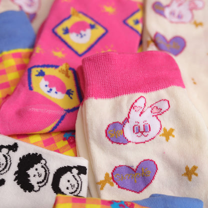 Socks That Can Pilling Japanese Cute Cartoon Socks - Amazhona 